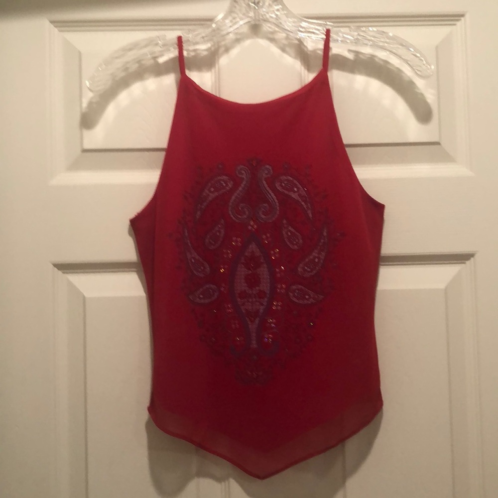 Slinky red tank